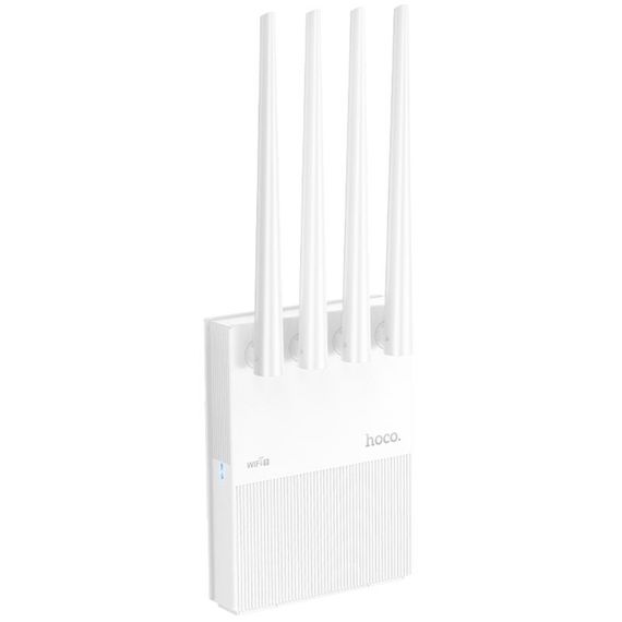 Маршрутизатор (роутер) Hoco HI31 WiFi5 1200Mbs White | Зображення 3