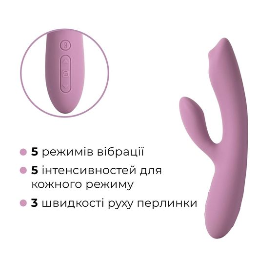 Смарт вібратор-кролик з перлинною стимуляцією точки G Svakom Trysta Neo | Зображення 3