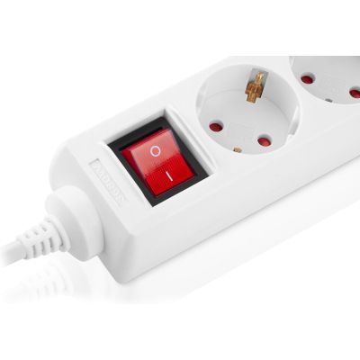 Сетевой фильтр питания REAL-EL RS-6 Protect M 5m, white (EL122300035) | Зображення 3