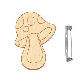 Заготовка броши для раскрашивания "Веселый мухомор" FDZB-098