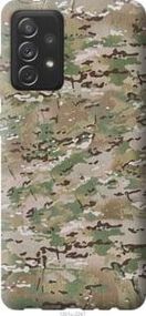 Чехол на Samsung Galaxy A72 A725F Камуфляж v5 из пластика FCh_013716