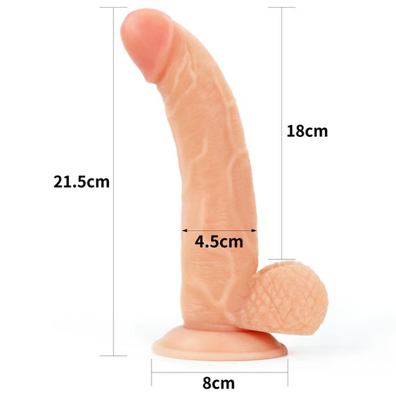 Страпон - Ingen Easy Strap-On Set 8.5" Flesh Sex Aura | Зображення 1