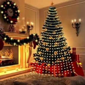 Гірлянда Смарт Кінська хвіст Bluetooth 10 ниток по 2м з пультом  (SFK-02)