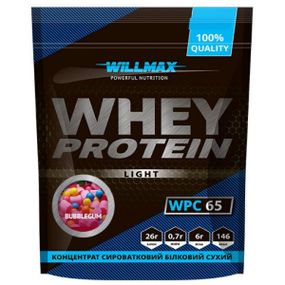 Протеїн Willmax Whey Protein 65 1000 g /25 servings/ Bubblegum