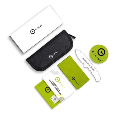 Нож Civivi Pragma Prime, Darkwash, чорний алюміній (C24067-1) | Зображення 1