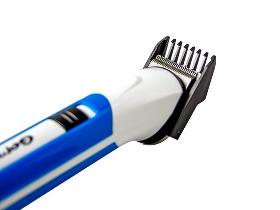 Аккумуляторный мужской триммер для бороды усов и тела Gemei GM 702 3W машинка для стрижки | Зображення 4