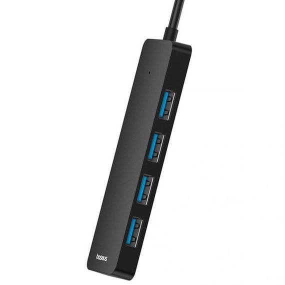 Переходник HUB Baseus UltraJoy Series 4-Port (USB-A to 4xUSB3.0+Type-C) (0.5m) (B0005280B811-04) Space Grey | Зображення 2