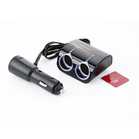 Розгалужувач прикурювача APRO 2 виходи + 1USB 12V/24V 5V 1,0А