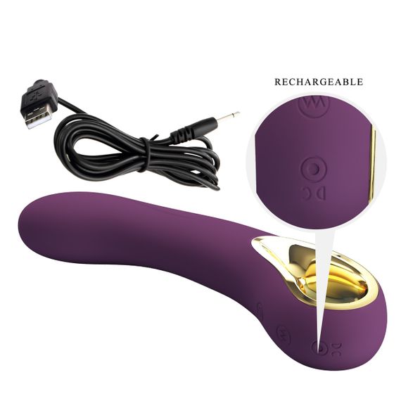 Вібратор Pretty Love Ethan purple, 12 vibration functions Mobile APP Long-distance Control Sex Aura | Зображення 5