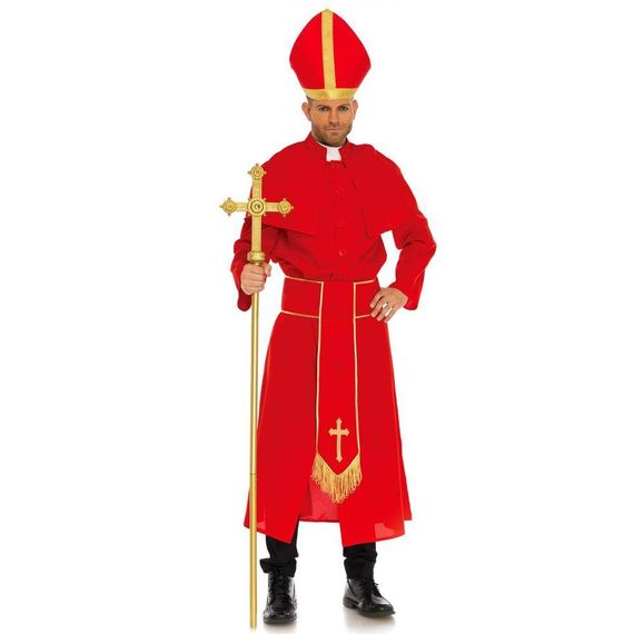Костюм Кардинал чоловічий Leg Avenue Costume Cardinal Red XL Sex Aura