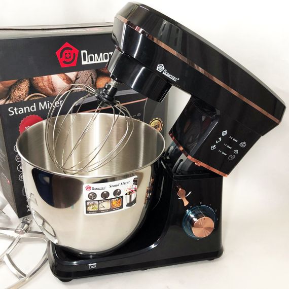 Настільний міксер-тестоміс планетарний Domotec R 6673 12 л, Планетарний комбайн Стаціонарний для дому | Зображення 5