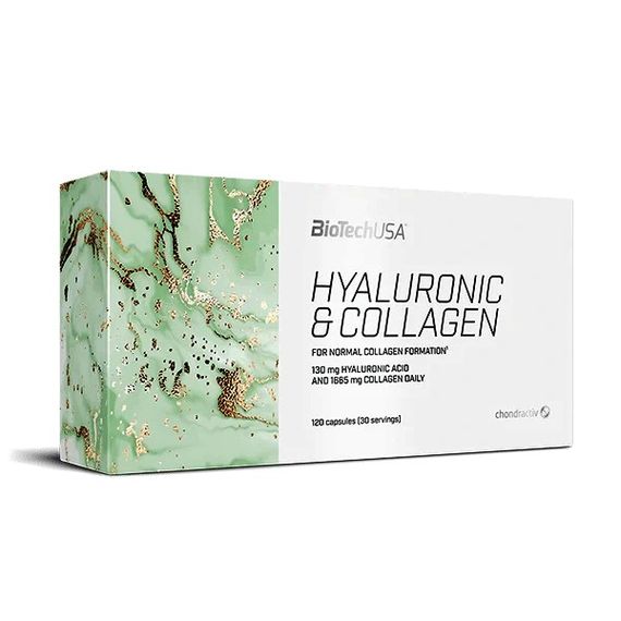Хондропротектор (для спорта) BioTechUSA Hyaluronic Collagen 120 Caps