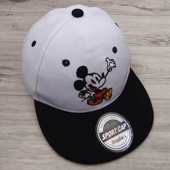 Кепка дитяча снепбек (Snapback) в стилі  Hello Mickey (Міккі) Синій з червоним 50-54р (3220) | Зображення 5