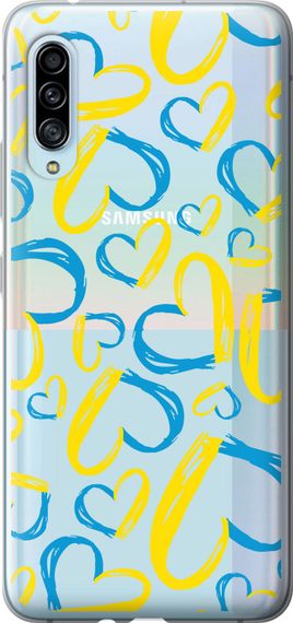Чехол на Samsung Galaxy A90 5G Сердца UA "5292u-1800-17620"