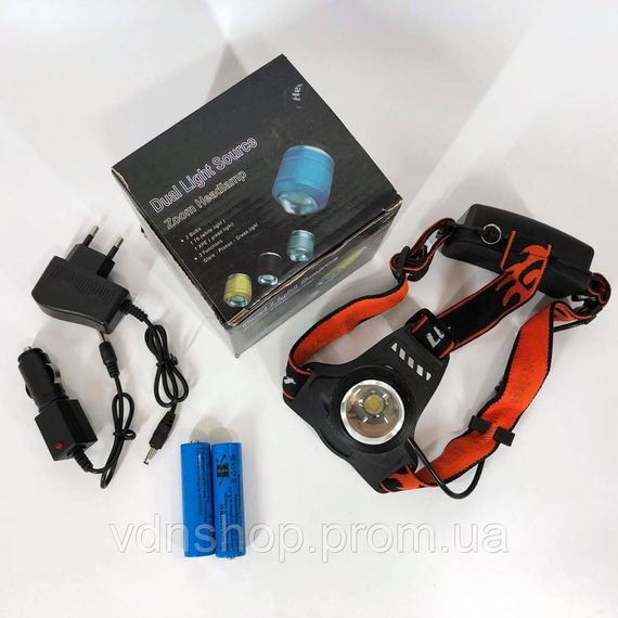 Налобный тактический фонари POLICE BL-2199-T6, Фонарь для ночной езды, Яркий светодиодный мощный фонарь EQ-47 | Зображення 1