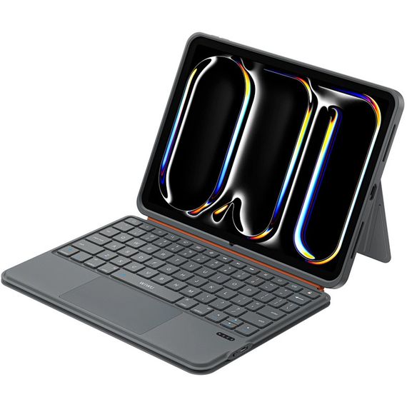 Клавіатура-чохол WIWU MK-005 3 in 1 for iPad Pro 11" (2024) Bluetooth Grey | Зображення 4