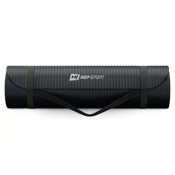 Коврик для йоги Hop-Sport HS-NB010GM NBR 1см черный | Зображення 7