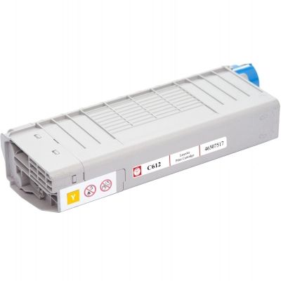 Тонер-картридж BASF OKI C612/ 46507517 Yellow (KT-46507517) | Зображення 1