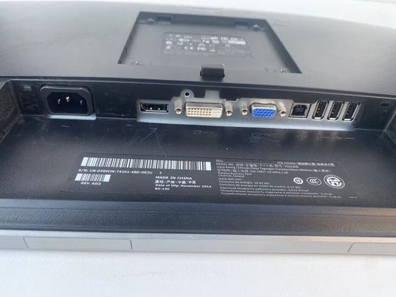 Монітор Широкоформатний Dell P2414HB / 23.8" (1920x1080) IPS / 1x VGA, 1x DVI, 1x DP, 1x USB Type-B, 3x USB 2.0 б/в | Зображення 3