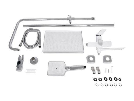 Душова система універсальна Qtap Presto Chrome/White QTPRE111CRW45580 | Зображення 2