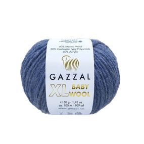 Gazzal BABY WOOL XL No 844 пряжа для в'язання Gazzal