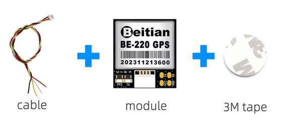 Модуль GPS Beitian BE-220 для квадрокоптерів, літаків | Зображення 4