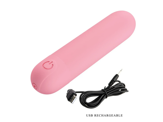 Перезаряджувана вібропуля Pretty Love — Stefan Light pink, BI-300085-3 Sex Aura | Зображення 6
