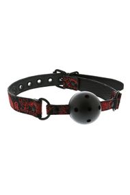 Кляп BLAZE DELUXE BREATHABLE BALL GAG, Червоний, Регульований