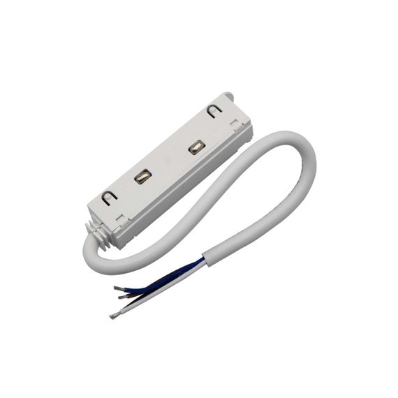 Конектор підключення PROLUM™ 48V; для магнітної трекової системи М20; Білий