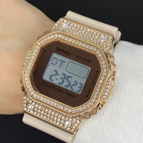 Жіночий годинник Skmei 2000SI Silver | Зображення 3