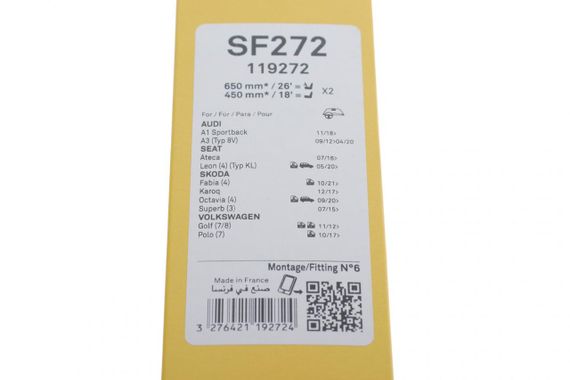 Щетки стеклоочистителя 650 450mm VW Golf VII Skoda Superb 12- 119272 | Зображення 3