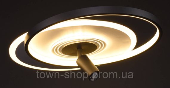 Люстра потолочная LED с пультом MJ50-500-bk-wh Белый 9х40х50 см. | Зображення 2