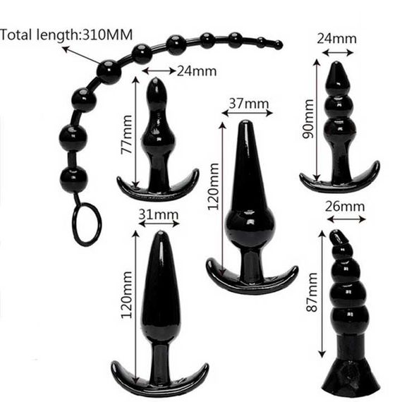 Анальний набір із 6 предметів | Зображення 1