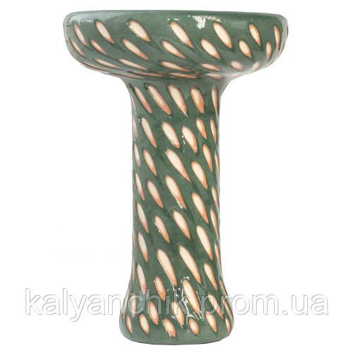 Чаша для Кальяна ETNA Phunnel Cut Glaze Dark Green