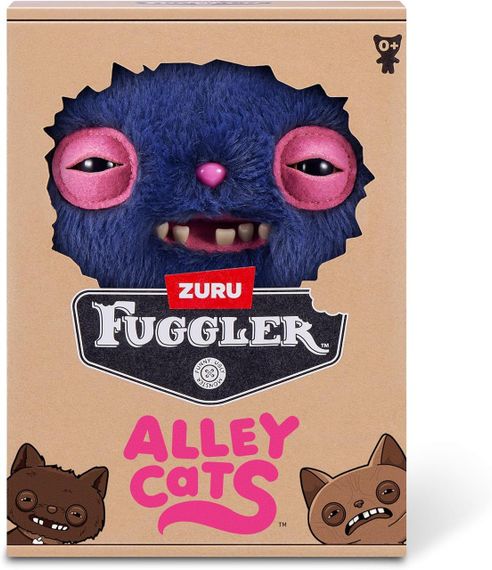 М'яка іграшка Фуглер Муркотун Темняшко 23 см Fuggler Alley Cats Cheezee Grey by Zuru | Зображення 1