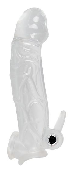 Насадка на член - Chrystal Skin Penis Sleeve Vibro | Зображення 1
