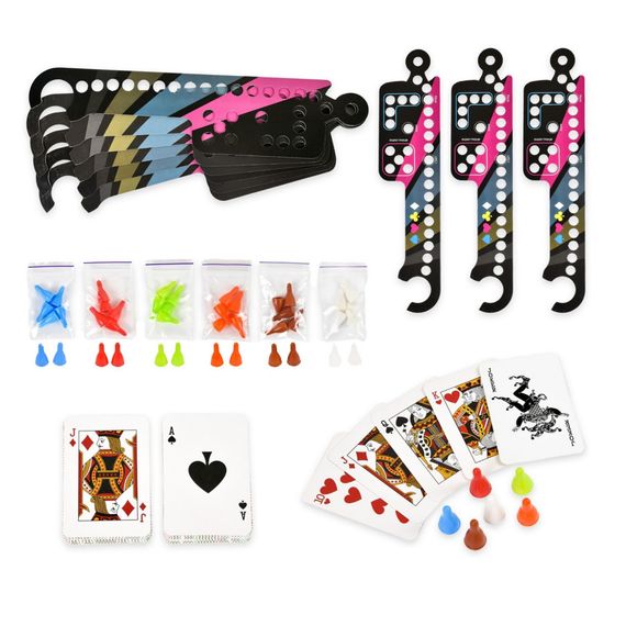 Настольная игра Pegs and Jokers 30348 карточки 108 штук, инструкция | Зображення 3