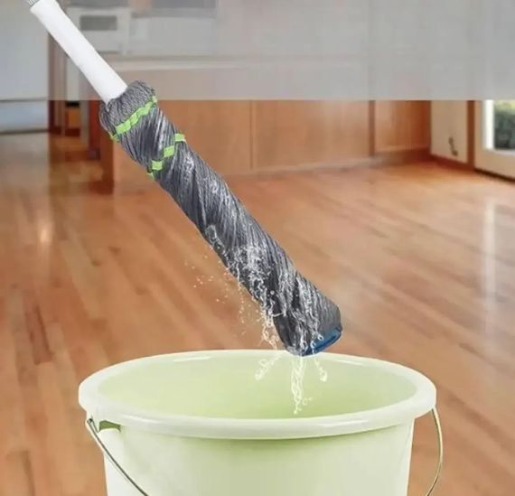 Швабра для сухого та вологого прибирання самовіджимна (SHV-222) | Зображення 6