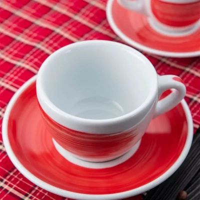 Чашка Ancap espresso 75 мл, серія Verona Millecolori Red (35111) | Зображення 1
