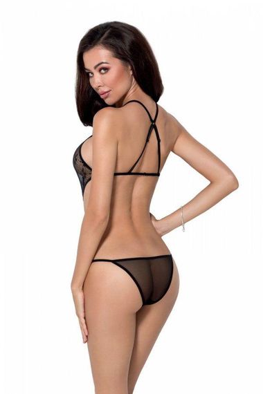 Ажурний боді Passion AZALIA BODY S/M, black sexstyle | Зображення 5