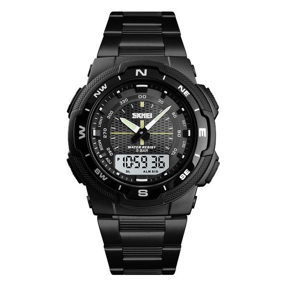 Годинник S2kmei 1370BKWT Black-White