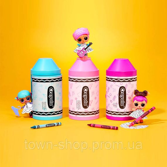 Игровой набор с куклой Цветнашки L.O.L. Surprise! 505273 серии "Crayola" с аксессуарами | Зображення 8