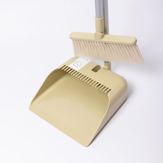 Набір віник і совок на довгій ручці для підлоги 25×24×100 см щітка віник для прибирання Зелений HP-45-15GR | Зображення 3