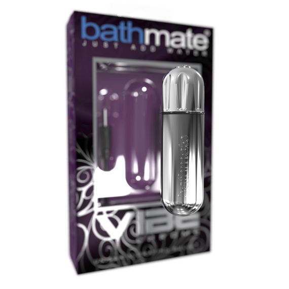 Вібропуля Bathmate Vibe Bullet Chrome, глибока потужна вібрація | Зображення 1