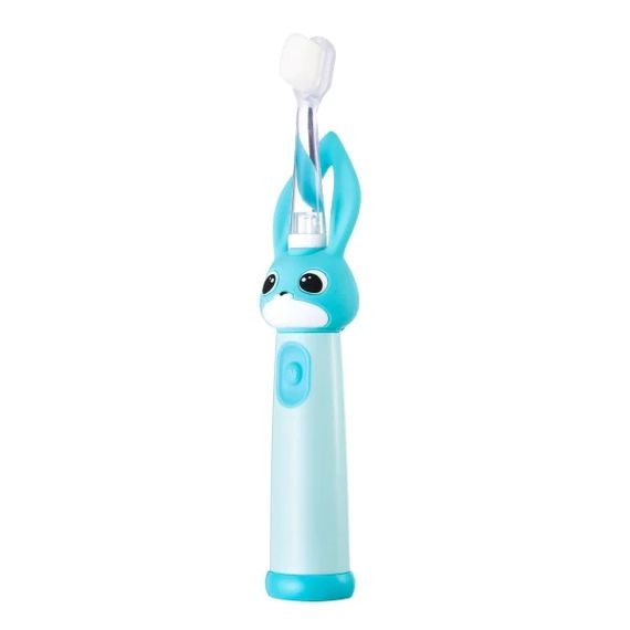 Електрична зубна щітка Vitammy Bunny Light Blue (від 0-3 років), блакитна | Зображення 3
