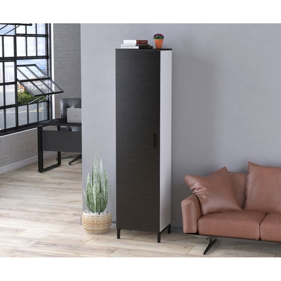 Шкаф офисный Loft Design LT-450-1900 белый дуб палена | Зображення 1