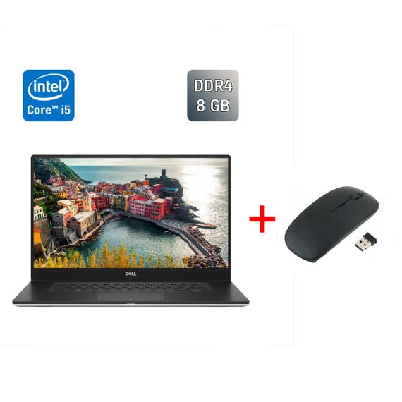 Ноутбук Dell Precision 5530 / 15.6" (1920x1080) IPS / Intel Core i5-8300H (4 (8) ядра по 2.3 - 4.0 GHz) / 8 GB DDR4 / 256 GB SSD / Intel UHD Graphics 630 / HDMI / Windows 10 б/в + Подарунок Бездротова миша / USB