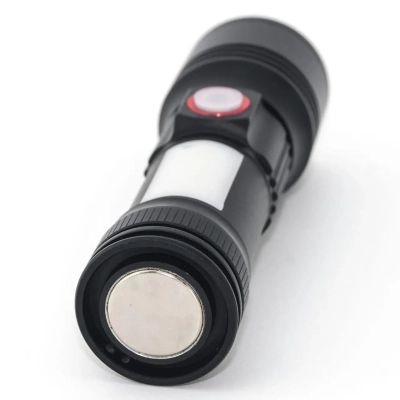 Фонарь Quantum Adept 10W LED zoom +COB з USB+ Li-ion18650/2600mAh (QM-FL1031-18650/2600) | Зображення 3