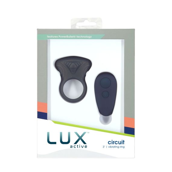 Ерекційне віброкільце Lux Active Circuit Vibrating Cock Ring, пульт ДК, 7 режимів вібрації | Зображення 3