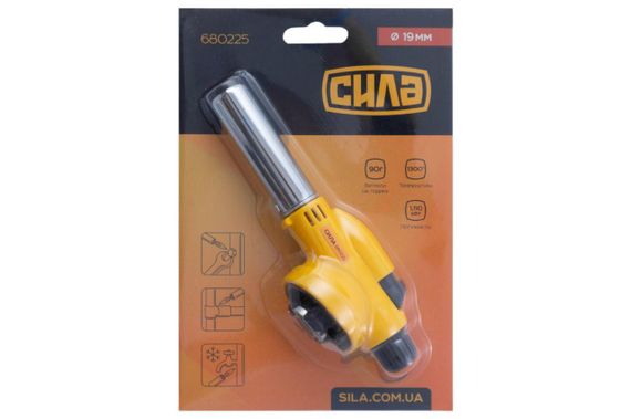 Горелка газовая с пьезоподжигом 19х160мм СИЛА | Зображення 2